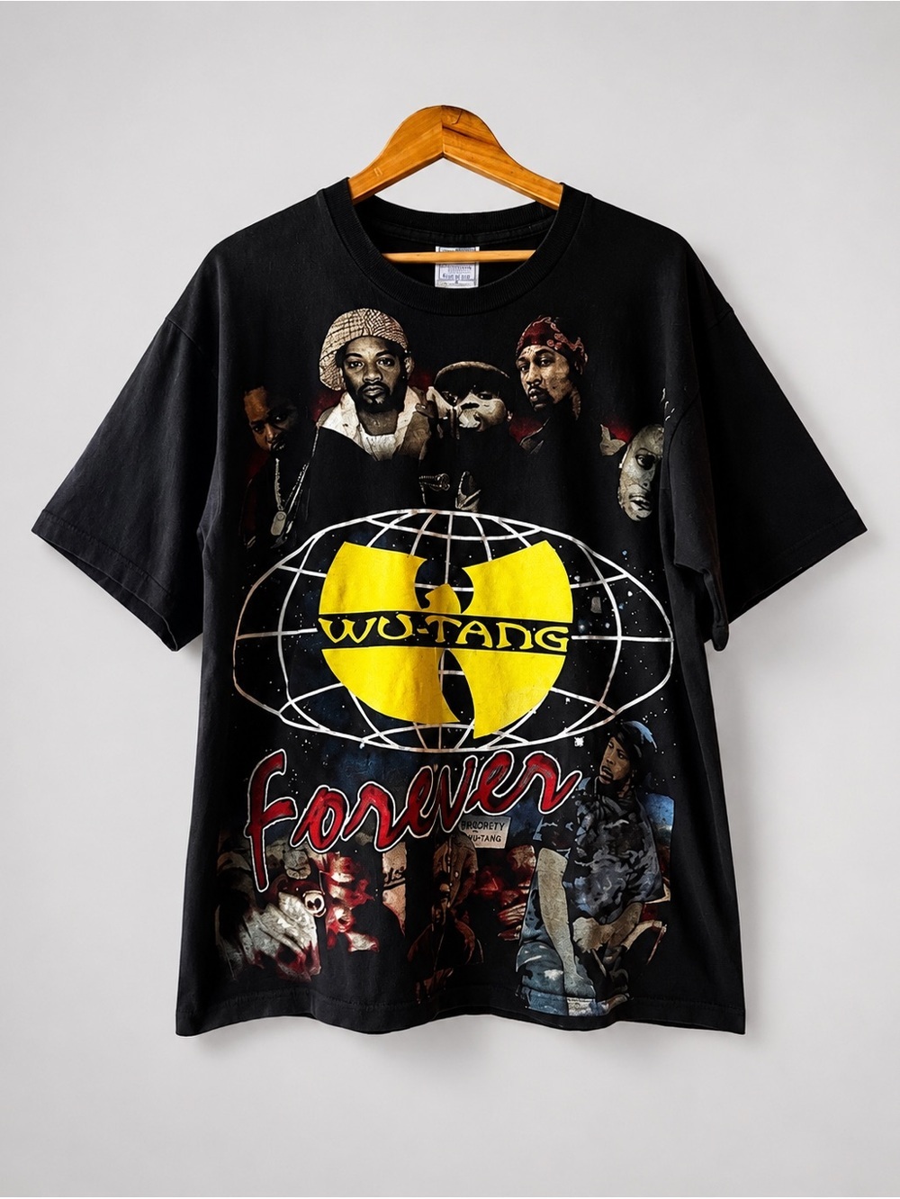 WU-TANG Forever Rap Tee Single Stitch Vintage Style Graphic Shirt XL